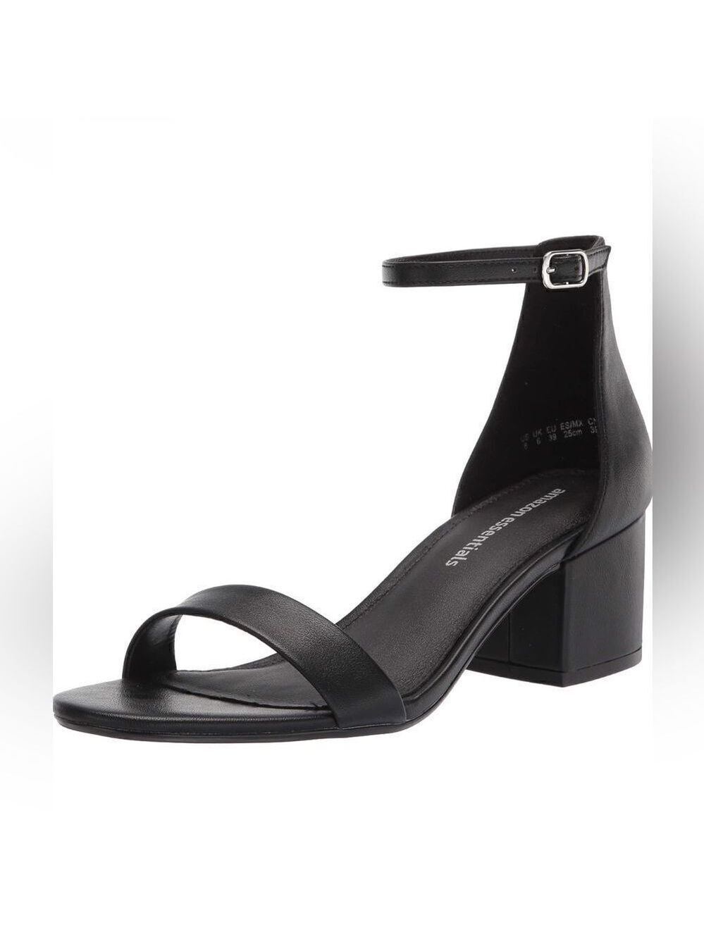 Amazon Essentials Womens Two Strap Heeled Sandal - Picture 3 of 14